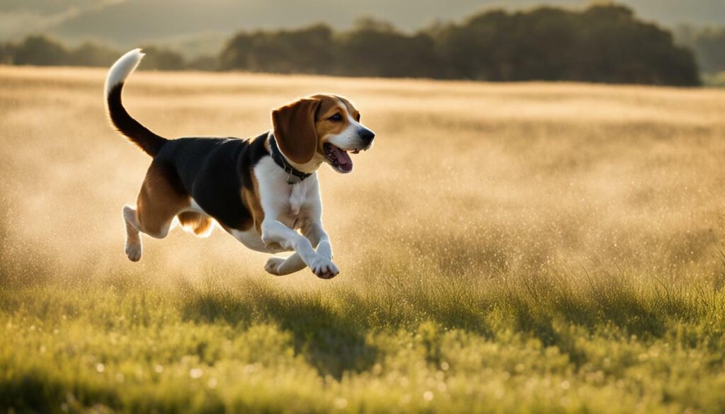 trainen loslopen beagle