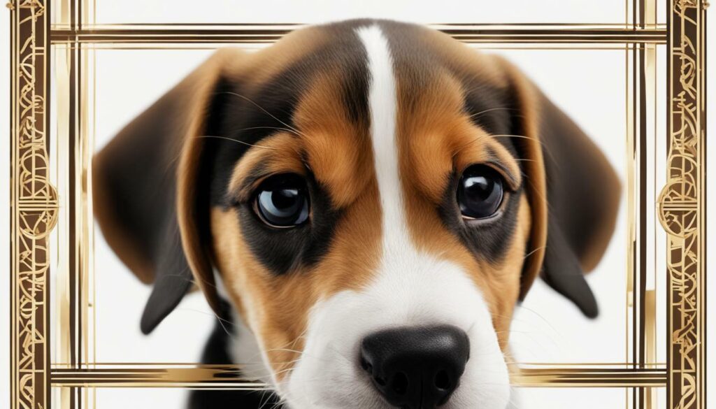 Beagle puppy met stamboom