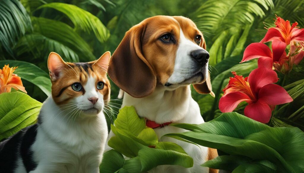 beagle met kat