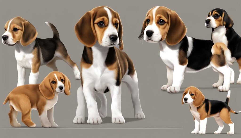 beagle puppy groei