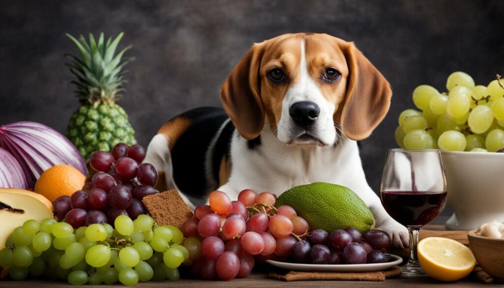 wat mag een beagle niet eten